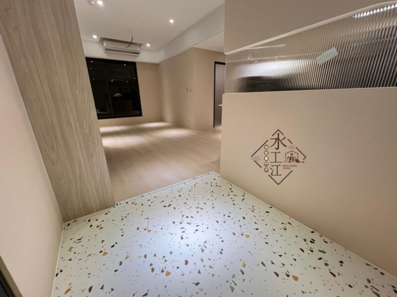 WoodSmith 超耐磨木地板 LN1003 酷石Aqua stop 水磨石系列W04 完工照 3